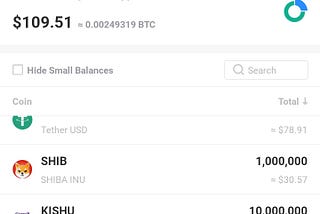 My Coin Investment