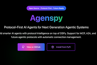 🚀 Introducing Agenspy (Agentic DSPy) — A Protocol-First AI Agent Framework