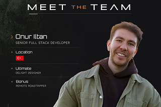 Meet The Team: Onur Iltan, Senior Full Stack Developer