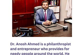 Dr. Anosh Ahmed