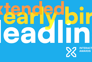 Extended Early Bird deadline: 15 September