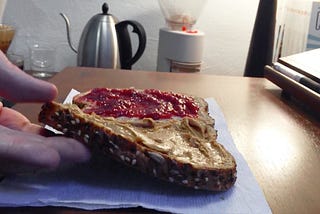 How To Eat a Peanut Butter & Jelly Sandwich