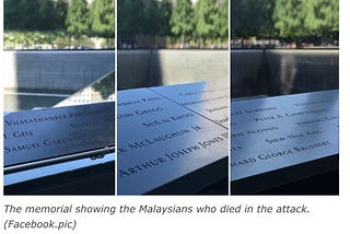 9/11: In Memory Of Three Malaysians