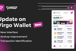 Virgo Wallet v0.8 is LIVE!