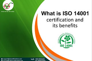 What is ISO 14001 certification and its benefits
