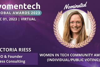 WomenTech Global Award 2023