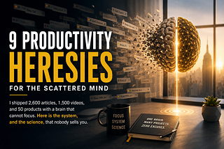 9 Productivity Heresies for the Scattered Mind