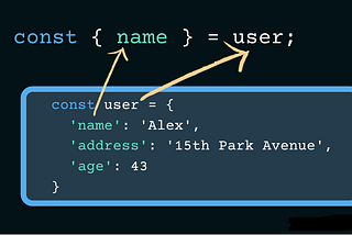 What is data destructuring?