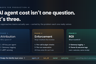 Six ways to attribute AI agent costs — and where each one quietly breaks