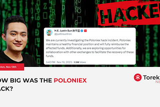 How big was the Poloniex hack? — 13th November 2023