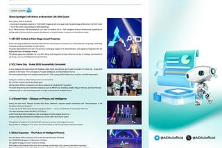Global Spotlight: AID Shines at Blockchain Life 2025 Dubai