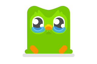 A sad duolingo