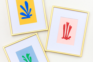 DIY MATISSE INSPIRED WALL ART