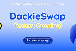 DackieSwap Testnet Guide