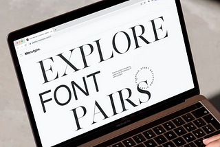 Putting AI to work: The magic of typeface pairing.