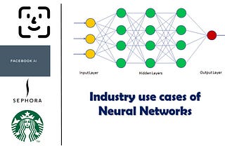 Industry use cases of Neural Networks