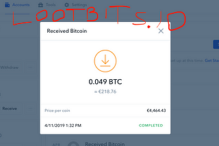 LootBits.io (new site) Bitcoin Payment Proof