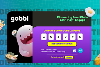In to the Foodverse: The Biggest Crypto Airdrop by GOBBL Chain