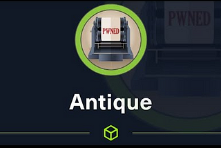 Hack The Box — Antique