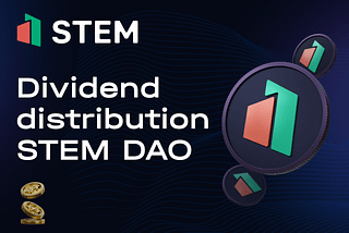 First rewards from the STEM DAO dividend program 💰