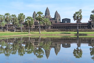 The three most incredible days! Riding around Angkor Wat.