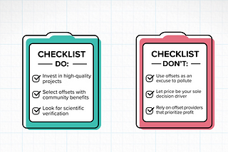 The Dos and Don’ts of Carbon Credits