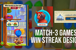 The design of Streak Systems in Match-3 Games