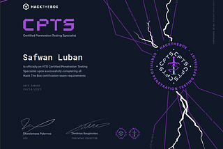 Insights on HTB CPTS: An Empowering Learning Experience