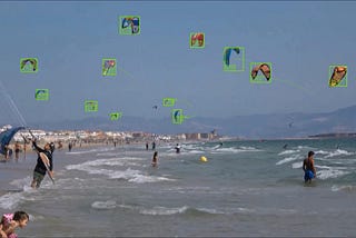 Extreme Video Analytics Experiment: Detecting Kitesurfers