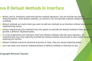 Unlocking Java 8: Embracing the Power of Default Methods in Interfaces