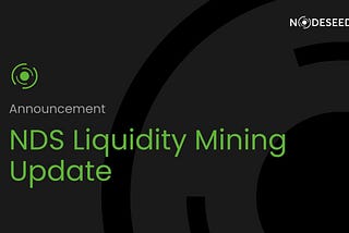 Liquidity Mining Update