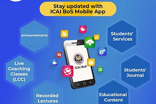 ICAI-BOS Mobile App for students launching soon : ICAI