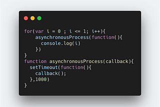Asynchronous Process inside For loop (JS#1)