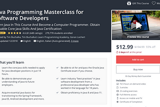 5 Best Udemy Courses for Learning Software Development in 2019