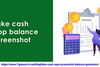 Consider seeking help from the experts to know about Fake Cash App Balance Screenshot.