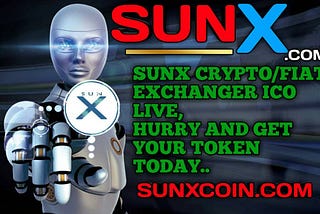 The Smart blockchain, Fiat- Crypto Exchange — SUNX