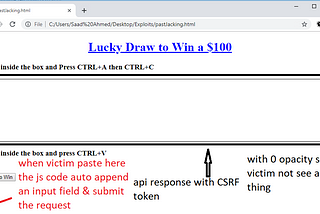 Bypass CSRF With ClickJacking Worth $1250