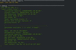 Configure Hadoop and start cluster services using Ansible Playbook