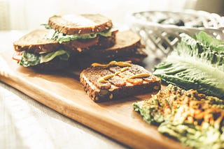 Maple Bacon Tempeh BLT Sandwiches