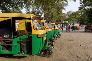Idea for cleaner air: Electric rickshaws in India