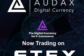 AUDAX Now Listed on STEX.COM