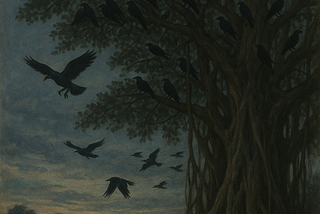 The Algorithm of Crows: Nature’s Watchers with a Counting Game