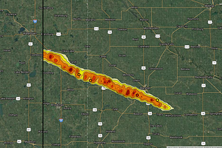 Detecting Hail Damage From Satellites in Space