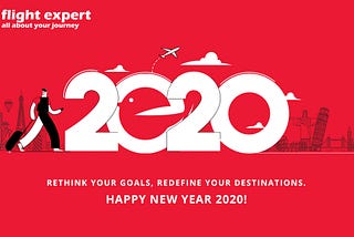 Happy new year with Flight Expert!