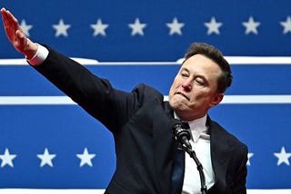No, it wasn’t a Nazi salute.
