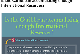Is the Caribbean accumulating enough International Reserves?