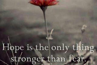 Fear Is…Hope Is…