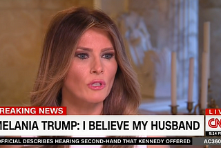 “I Believe My Husband” — Melania Trump Sets The Record Straight…
