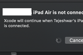 “ iPhone is not available. Please reconnect the device”— Error for Xcode 12 onwards