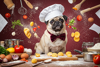 Cooking for Humans (A Pug’s Kitchen Experiments)
